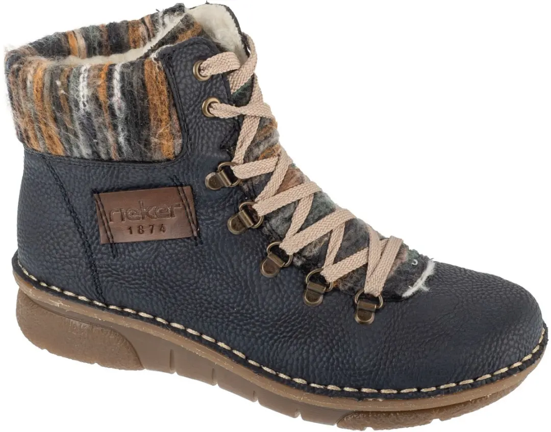 Rieker 73343-15 Babyschoentjes Marineblauw