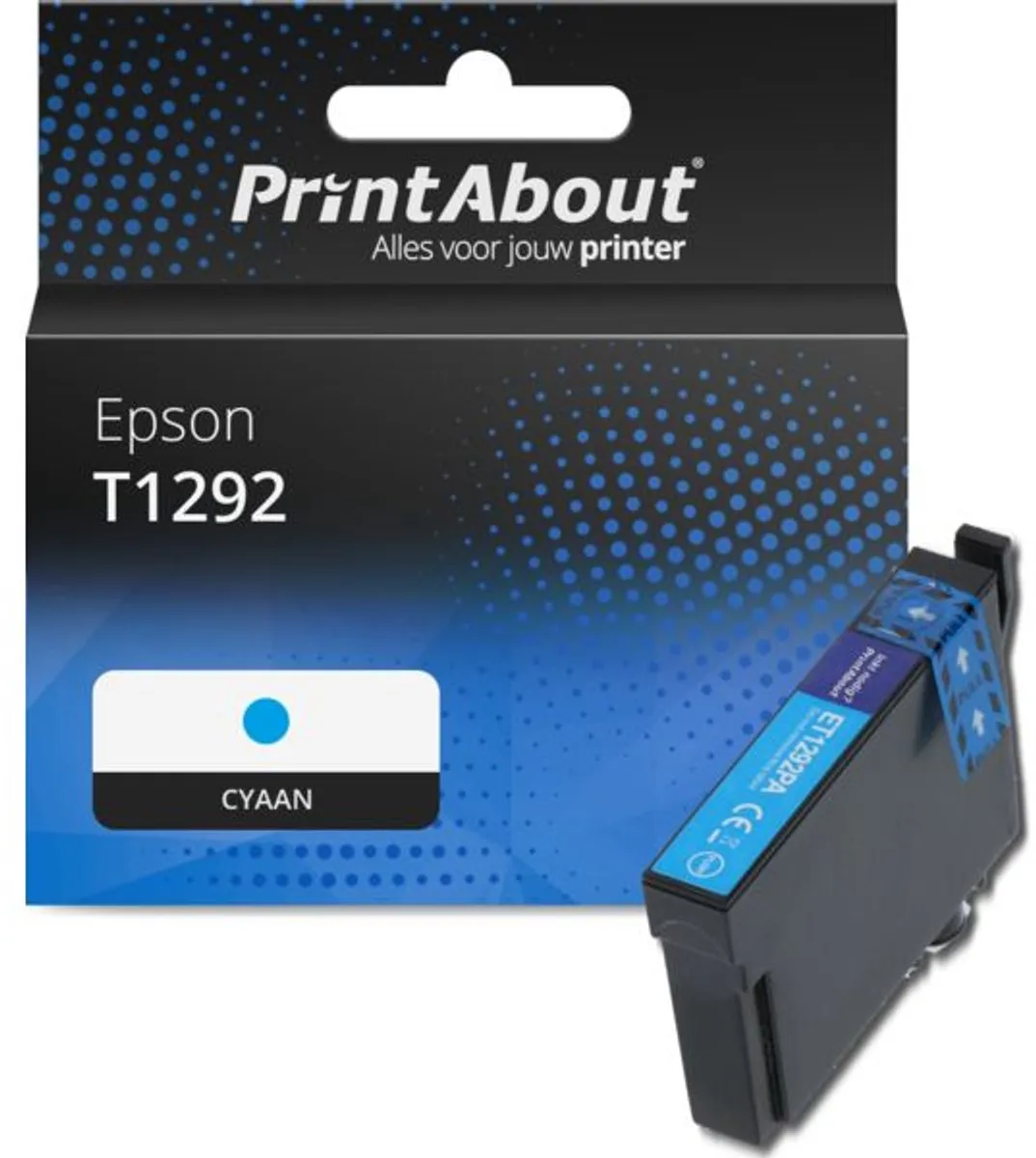 PrintAbout Epson T1292 Cyaan Inktcartridge