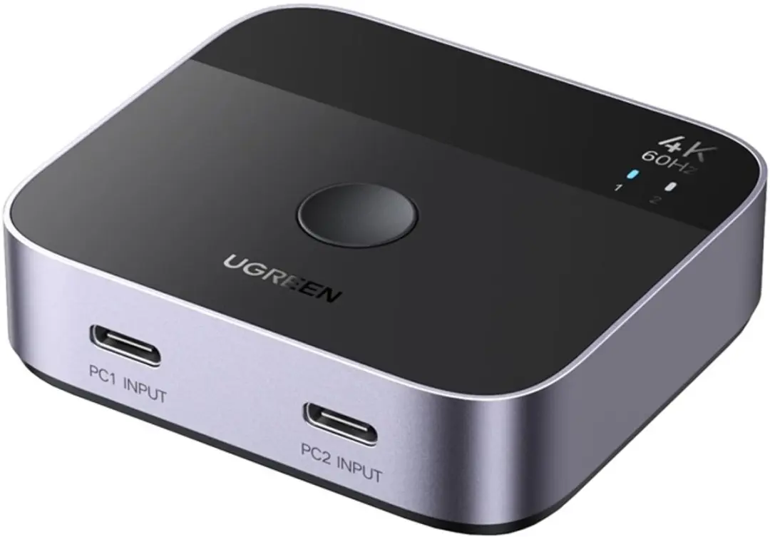 UGREEN Switch 2X USB-C naar HDMI 4K 60Hz