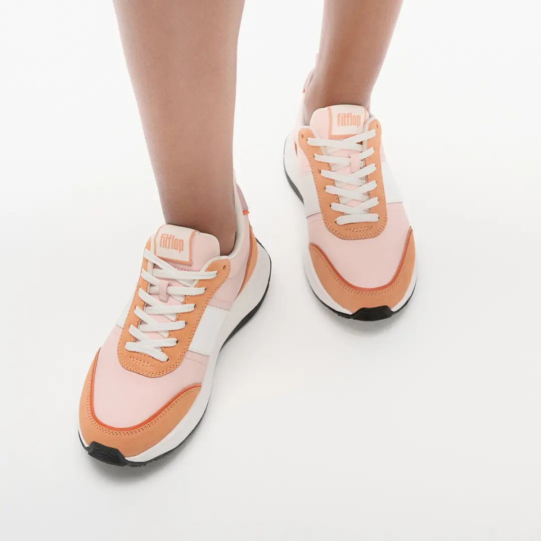 FitFlop F-Mode Flow Sneaker - Maat 41 - Roze - afbeelding 4 van 6