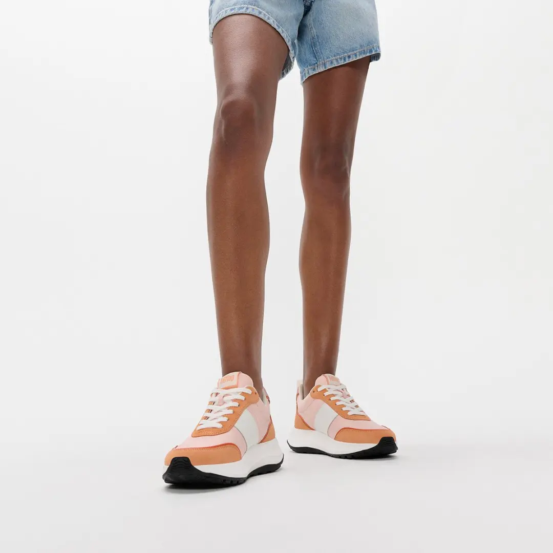 FitFlop F-Mode Flow Sneaker - Maat 41 - Roze - afbeelding 3 van 6