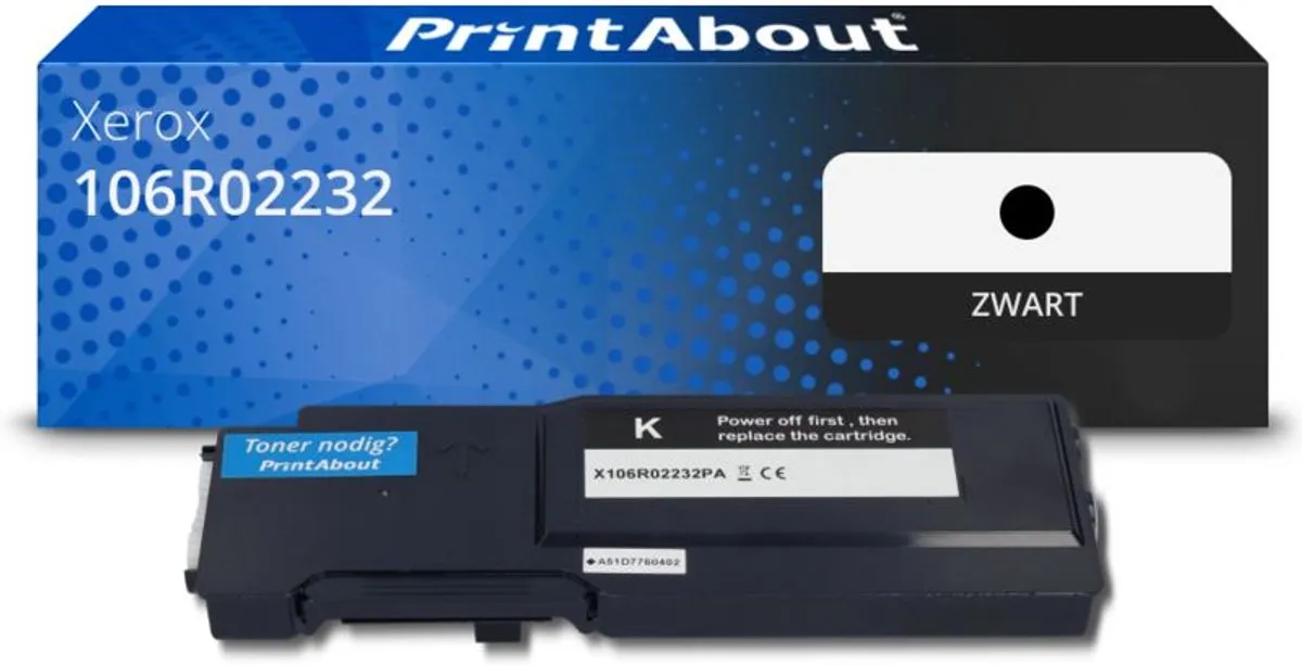 PrintAbout Xerox 106R02232 Toner Zwart