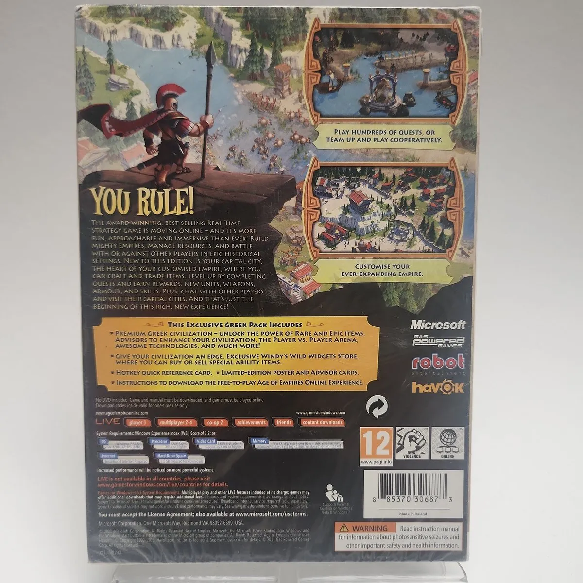 Xbox Age of Empires Online PC