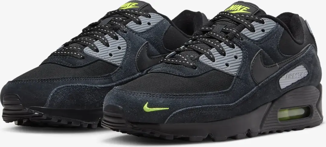 Nike Air Max 90 Special Edition Sneakers - Black Obsidian Volt - afbeelding 2 van 6