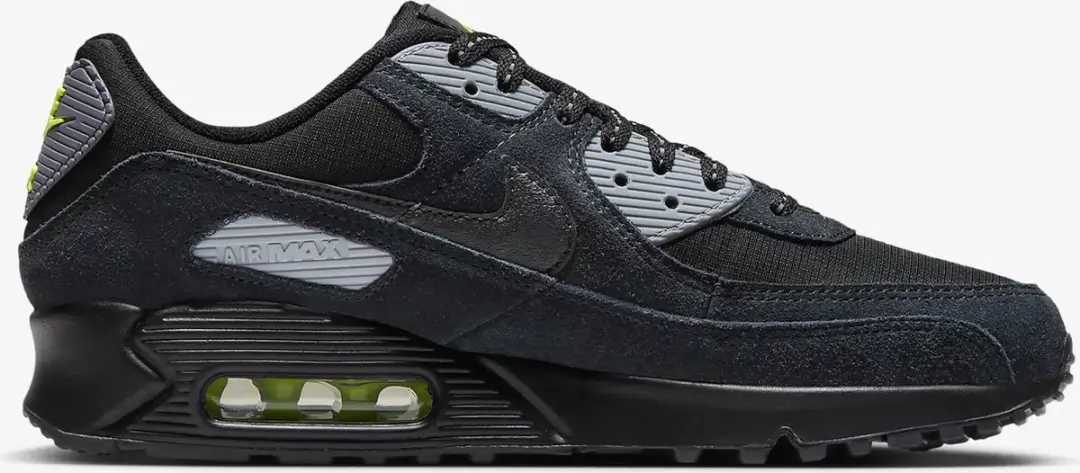 Nike Air Max 90 Special Edition Sneakers - Black Obsidian Volt - afbeelding 4 van 6