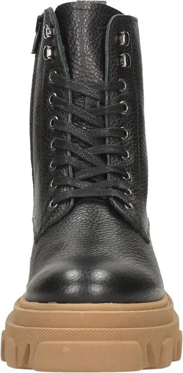 PS Poelman Dames veterschoenen Veterschoenen Hoog - zwart - Maat 38 - afbeelding 6 van 6