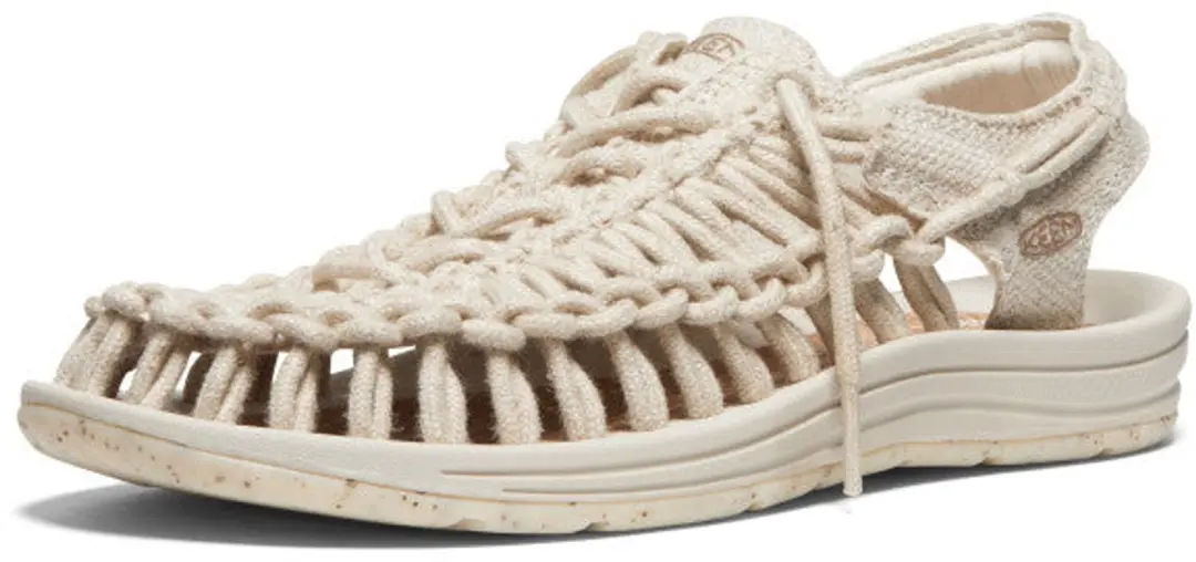 Keen Uneek Canvas x Skall Dames Sandalen Beige - afbeelding 4 van 6