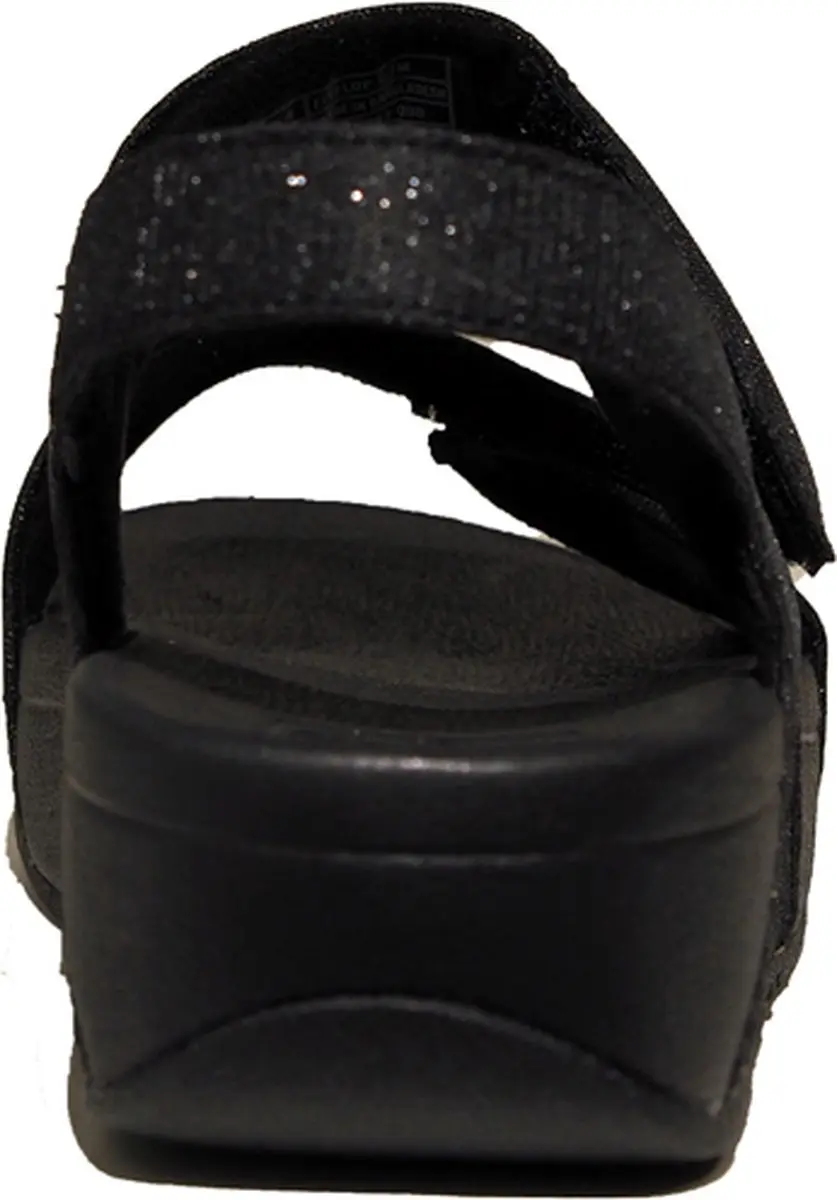 FitFlop Lulu Adjustable Sandalen - Zwart - afbeelding 6 van 6