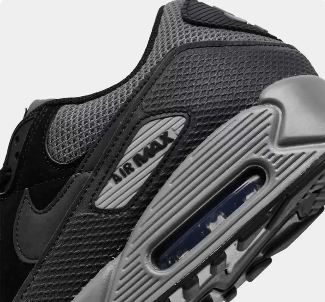 Nike Air Max 90 Premium - Zwart - afbeelding 4 van 6