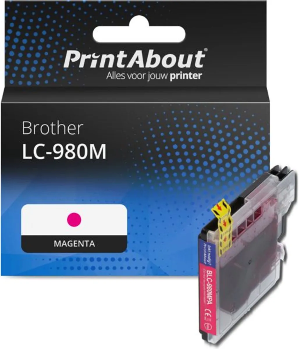 PrintAbout LC-980M Inktcartridge Magenta