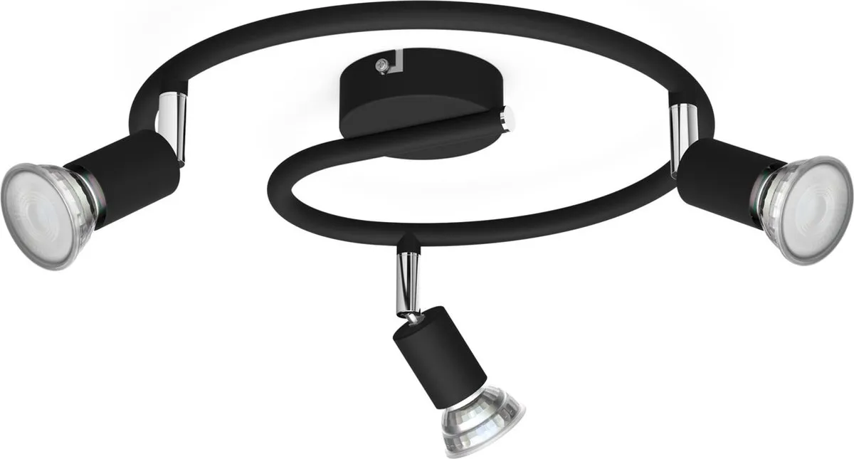 Philips Limbali Opbouwspot 3-lichts - Zwart