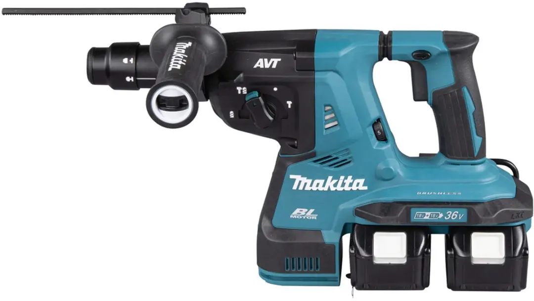 Makita DHR281PT2J 18V combihamer - 2x 5.0Ah accu's - afbeelding 5 van 6
