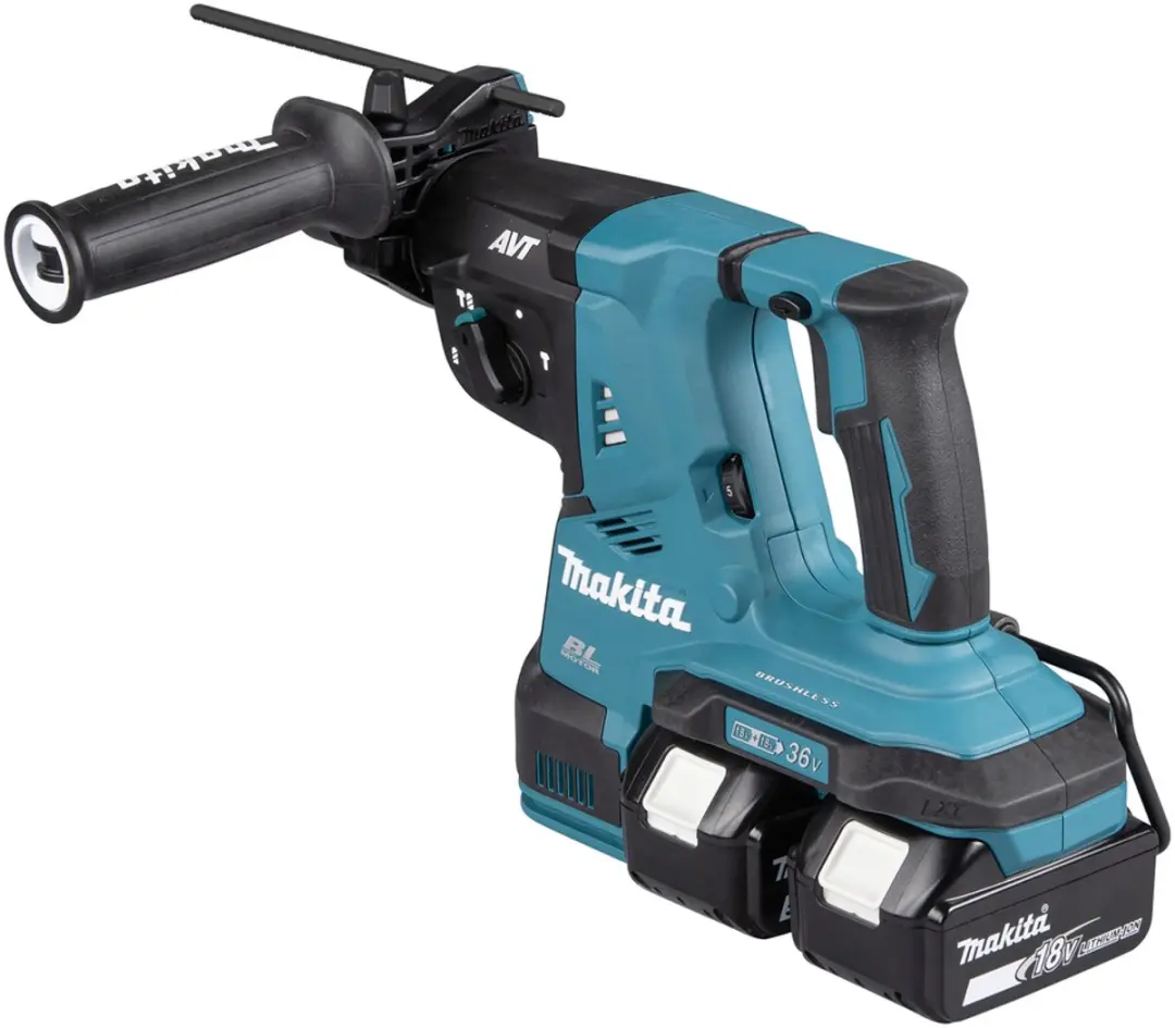 Makita DHR281PT2J 18V combihamer - 2x 5.0Ah accu's - afbeelding 4 van 6