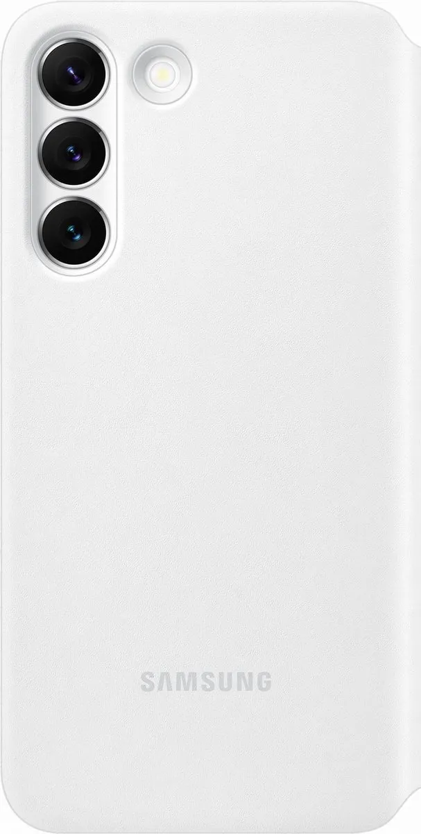 Samsung Smart Clear View EF-ZS906CWEGEW Hoesje - Galaxy S22 Plus - Wit
