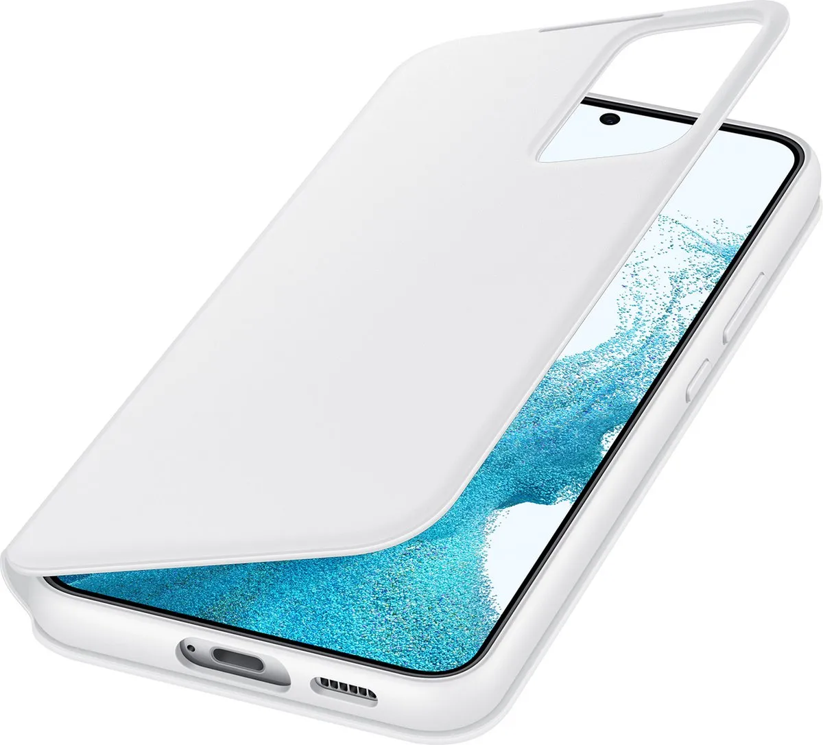 Samsung Smart Clear View EF-ZS906CWEGEW Hoesje - Galaxy S22 Plus - Wit - afbeelding 6 van 6