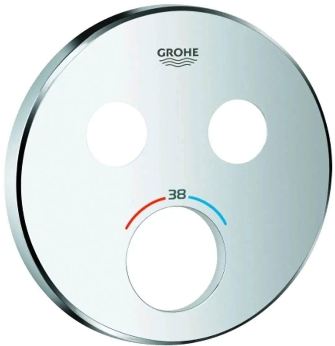 GROHE Rozet 49032 rond voor SmartControl chroom, 49032000
