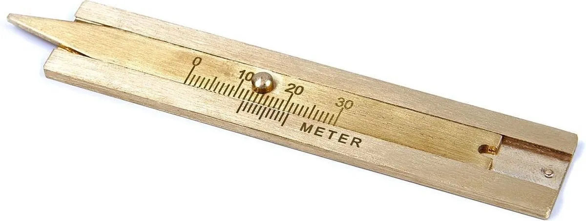 HBM Bandenprofielmeter Messing 0-30mm