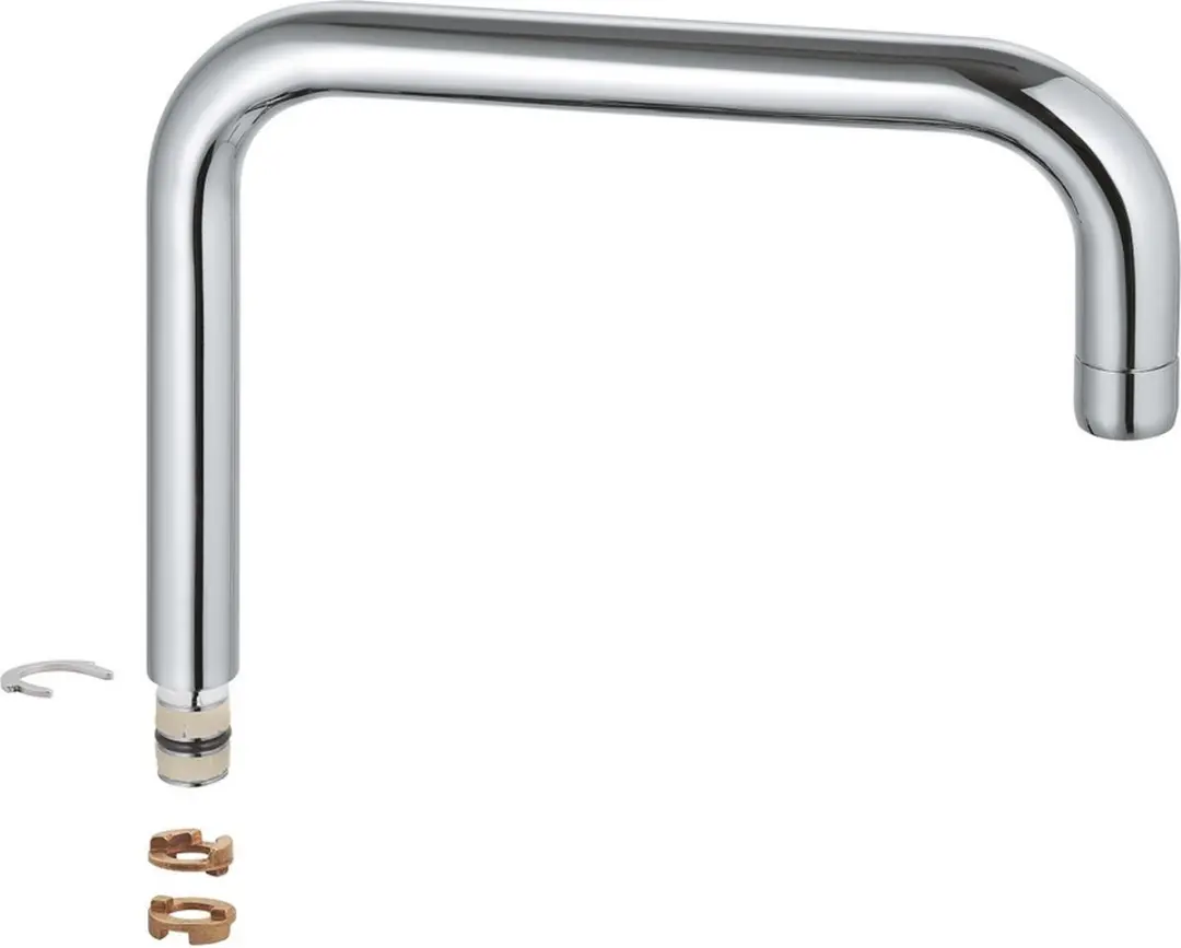GROHE U-uitloop 13096 chroom voor Minta spoelbakkraan, 13096000