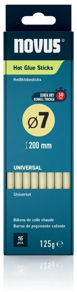 Novus universele lijmsticks 7 mm 16 stuks