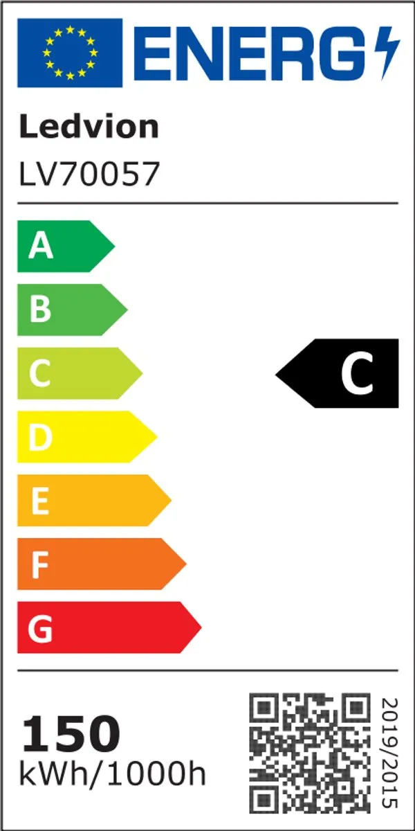 Ledvion LED High Bay 150W 3000K - Zwart - afbeelding 2 van 6