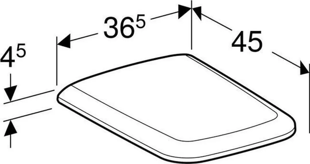 Geberit iCon WC-bril Softclose Wit - afbeelding 5 van 6