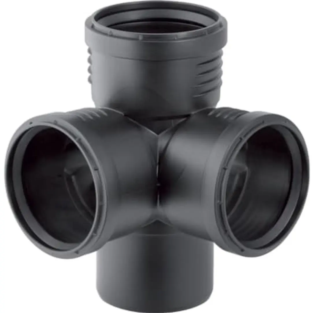 Geberit Silent-PP Hoek-T-stuk 87,5° DN125/100/100