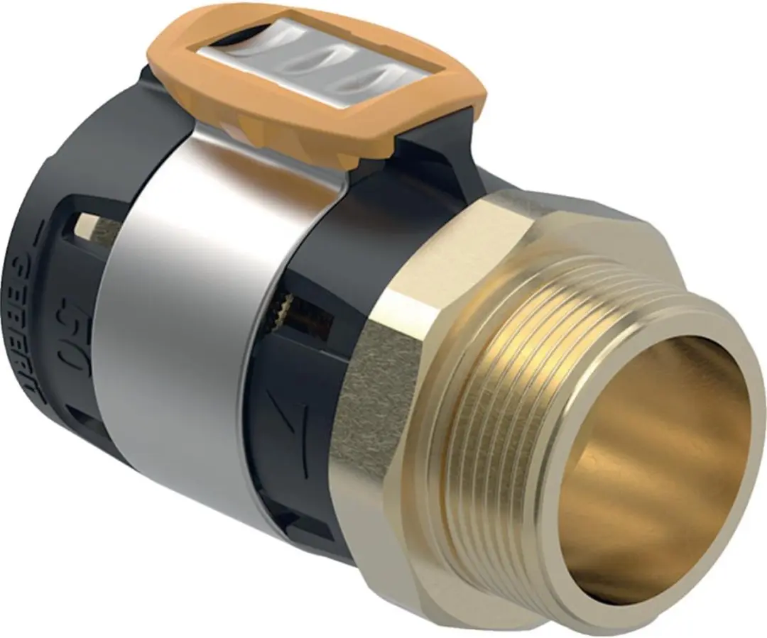 Geberit FlowFit Puntstuk 50mm - 1½" - Siliciumbrons - afbeelding 4 van 4