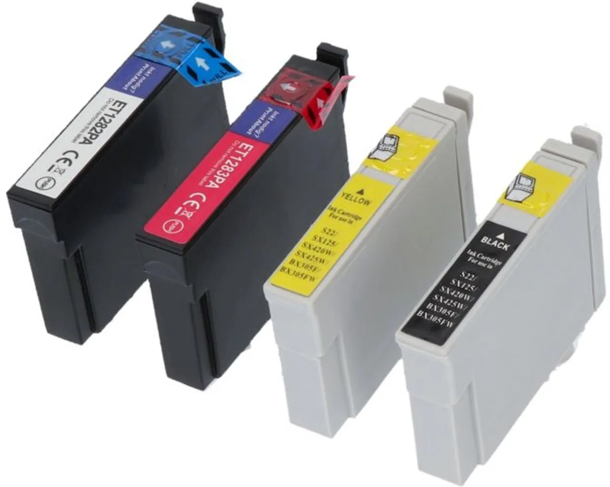 PrintAbout T1285-PA2 Inktcartridge 4 Kleuren - 3.050 pagina's - 52ml