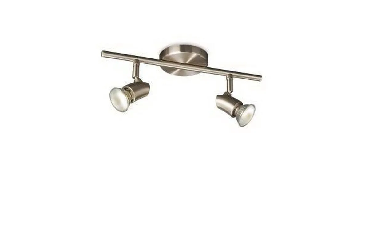 Philips LED Kinja 544917PN Plafondspot - 2x50W - Matt Chrome