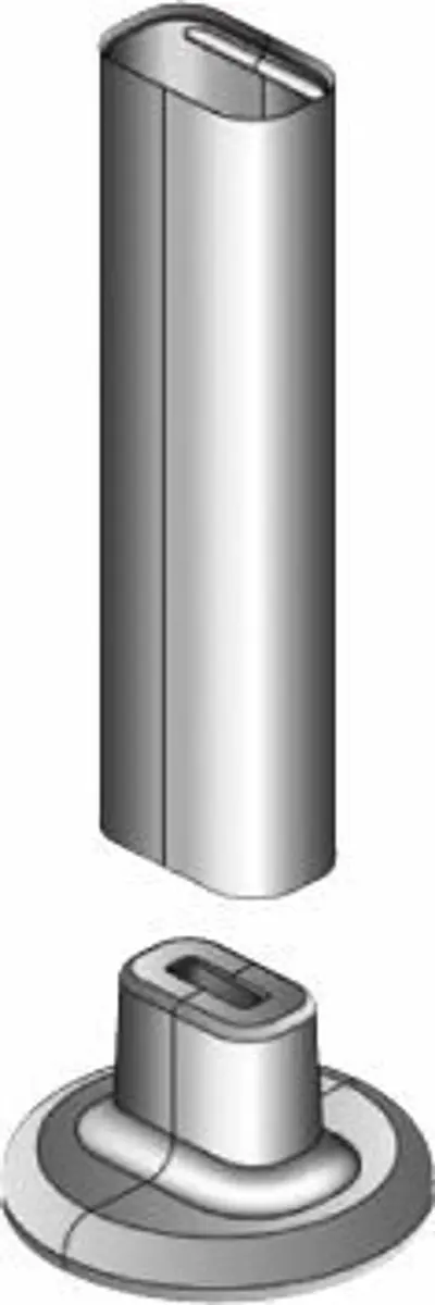 Buderus Super-Standfix-Plus SSPK pipe and leg covers WE 825-BUD