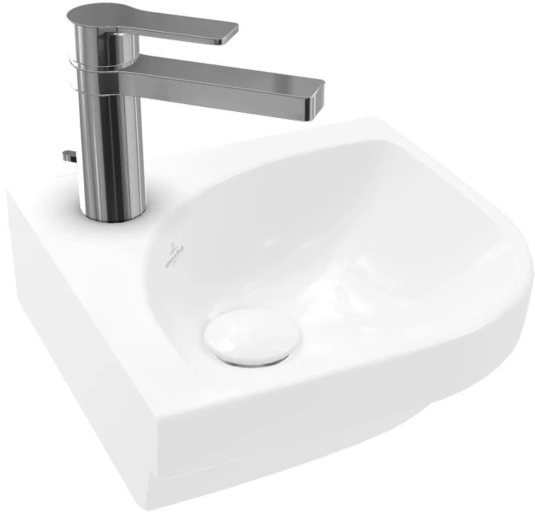 Villeroy & Boch Subway 3.0 Hoekfontein 32cm - Wit - afbeelding 2 van 6