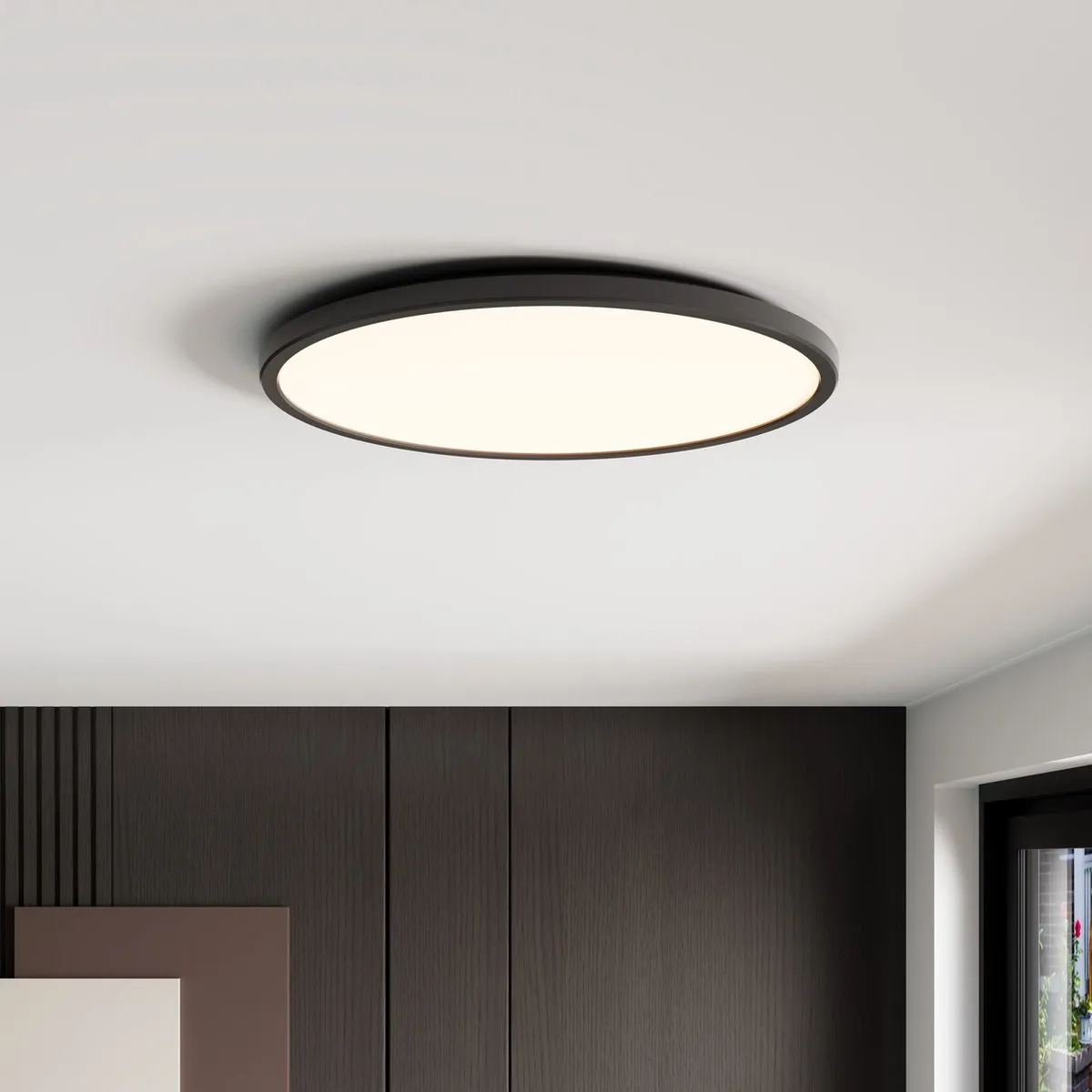 Ledvion LED Plafondlamp Ø42cm 24W - Zwart