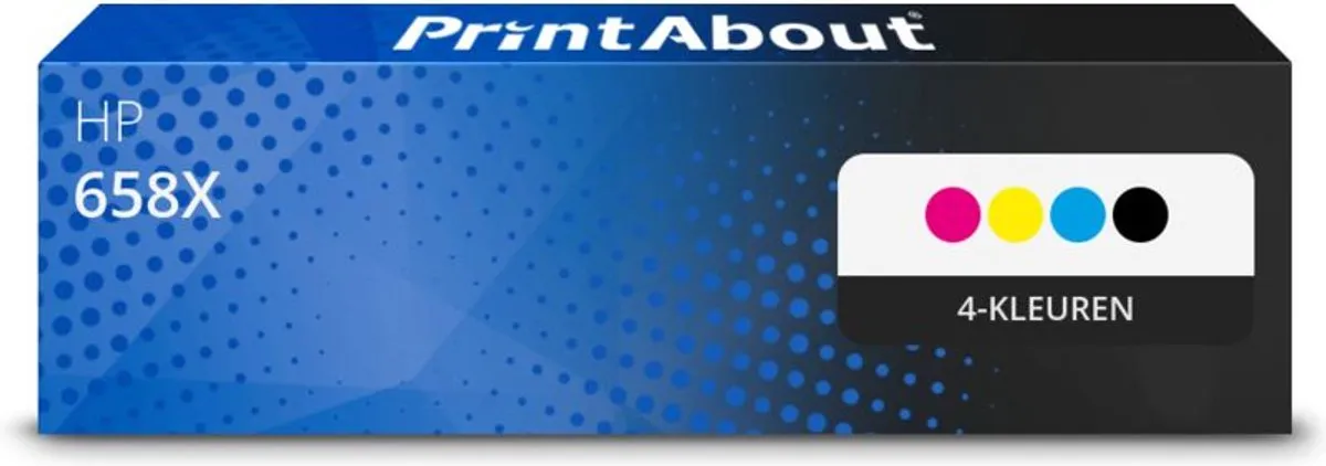 PrintAbout Huismerk HP 658X W2000/01/02/03X Toner 4-kleuren