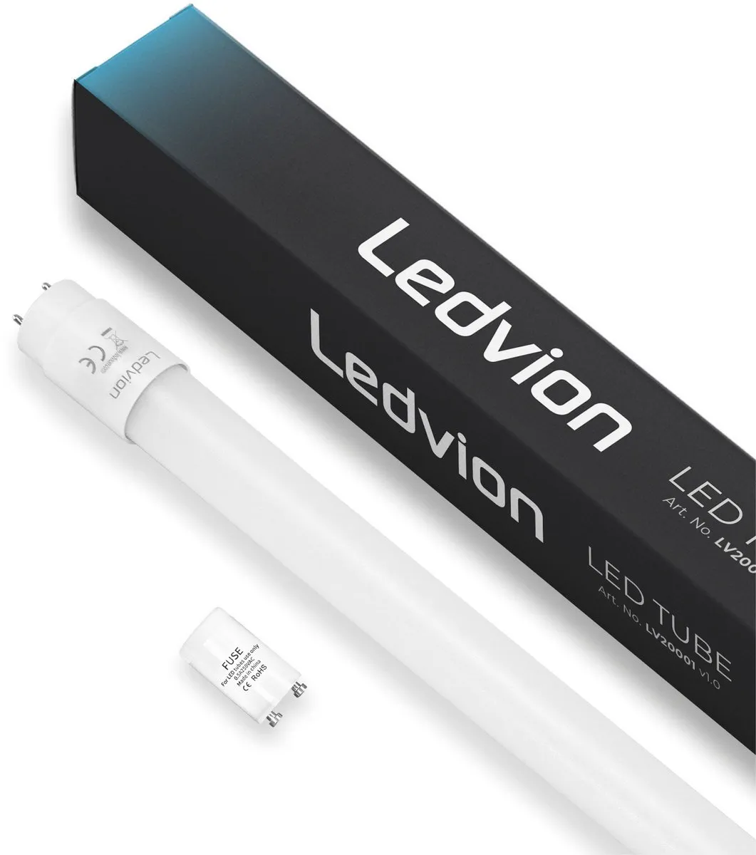 Ledvion 10x LED TL-buis 150cm 15W 4000K Mat - 2400L