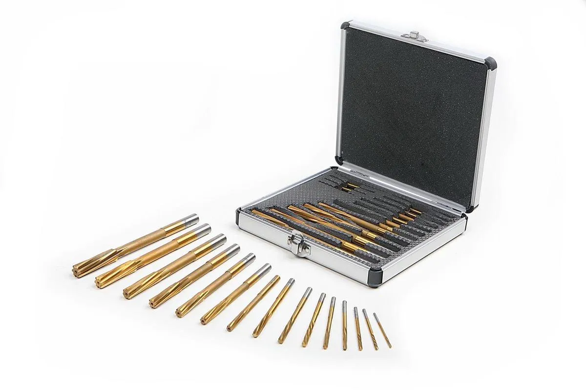 HBM 15-delig H7 Machineruimerset - Aluminium opbergkoffer