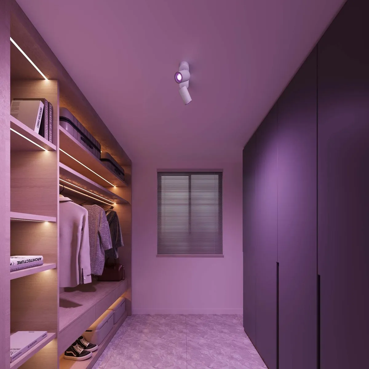 LEDVION SMART LED Plafondspot 2x GU10 4.9W - RGBW - Wit - afbeelding 6 van 6