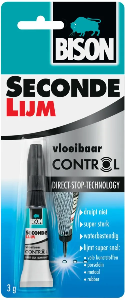 Bison Secondelijm Vloeibaar Control 6g - afbeelding 4 van 4
