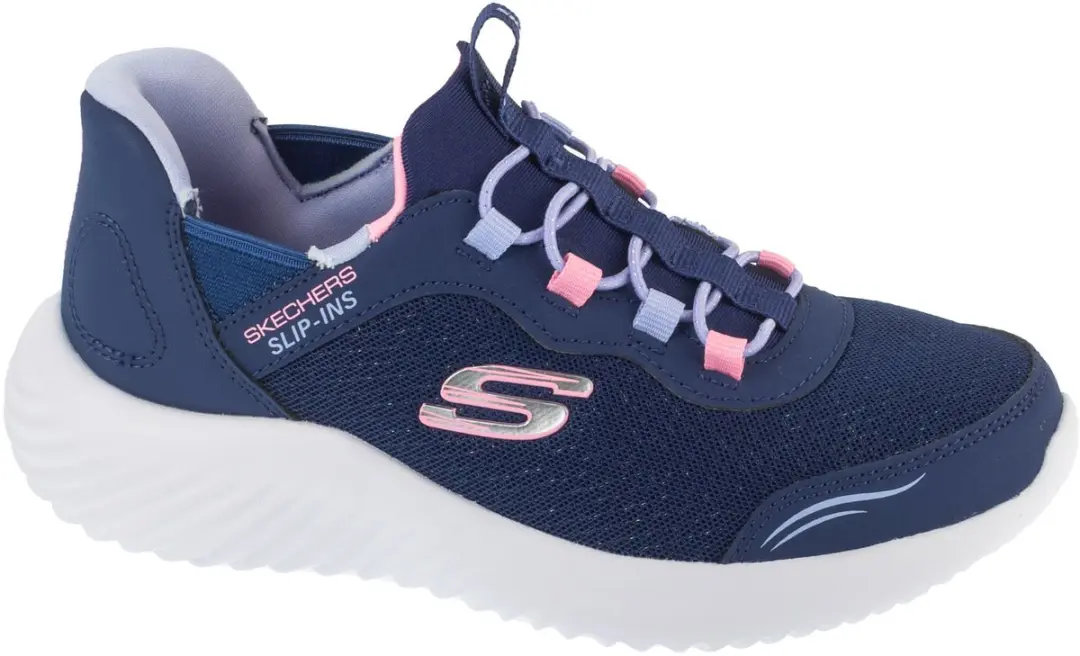 Skechers Slip-Ins: Bounder - Simple Cut, voor meisje, Marineblauw, Sneakers, maat: 38