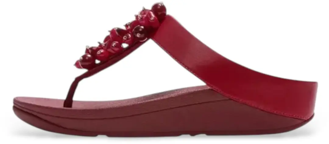Fitflop Sandalen Fino Kraal kastanjebruin