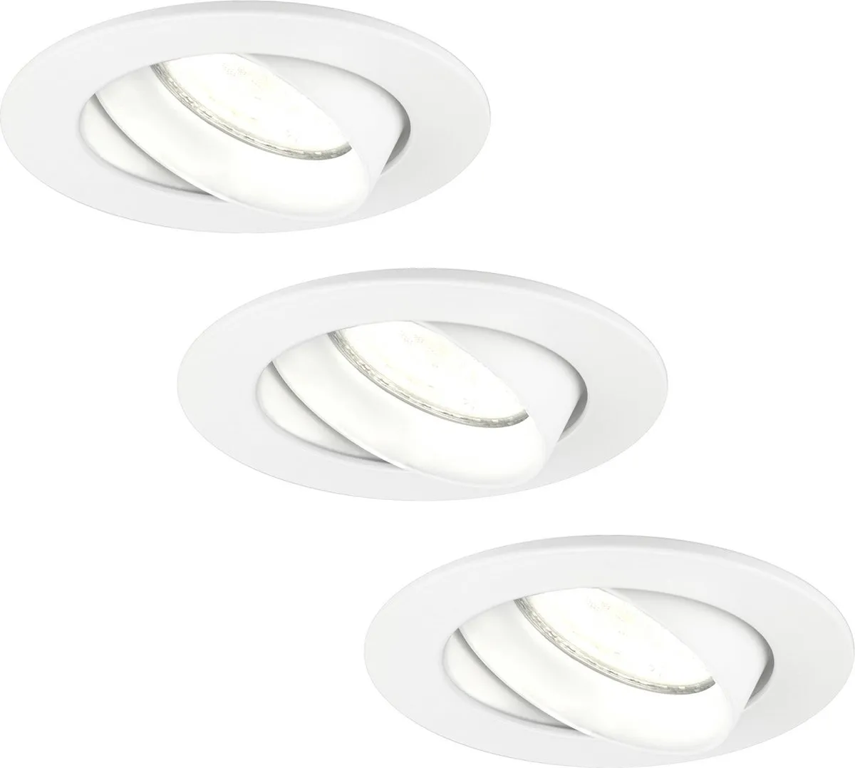 Ledvion 3X Inbouwspot Rio Wit