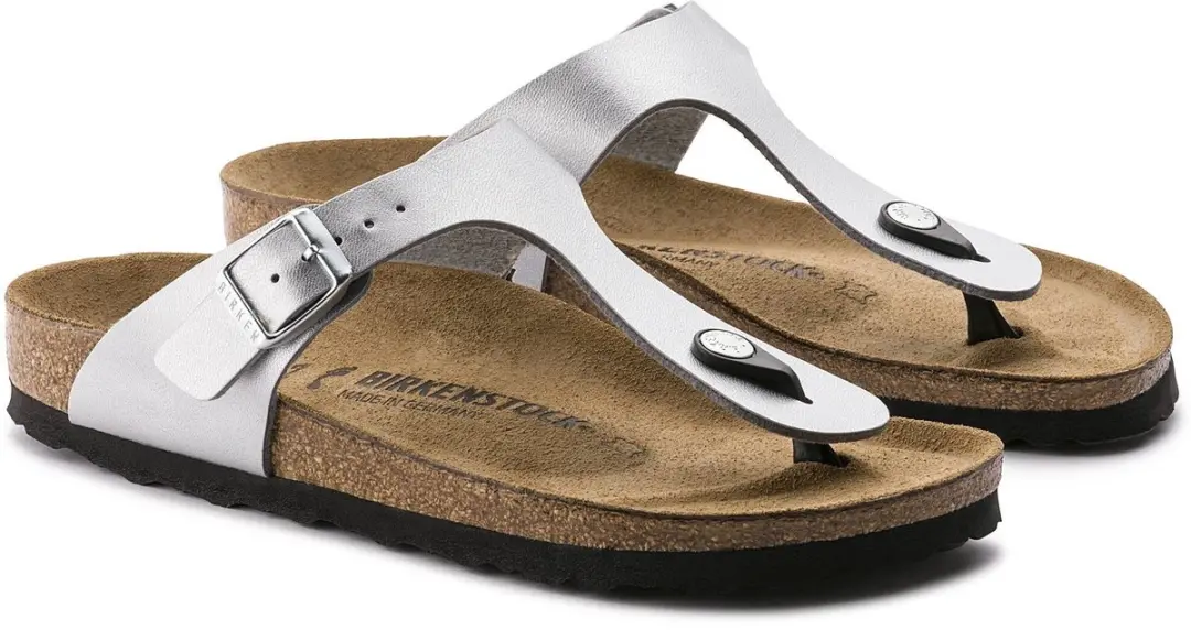 Birkenstock Gizeh Dames Slippers Regular fit - Silver - Maat 37