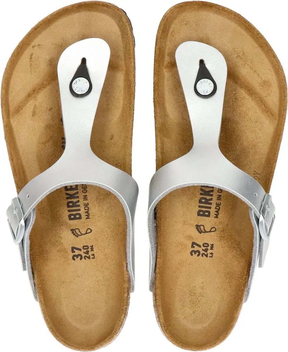 Birkenstock Slippers Dames Gizeh - 043851  Silver - afbeelding 2 van 2