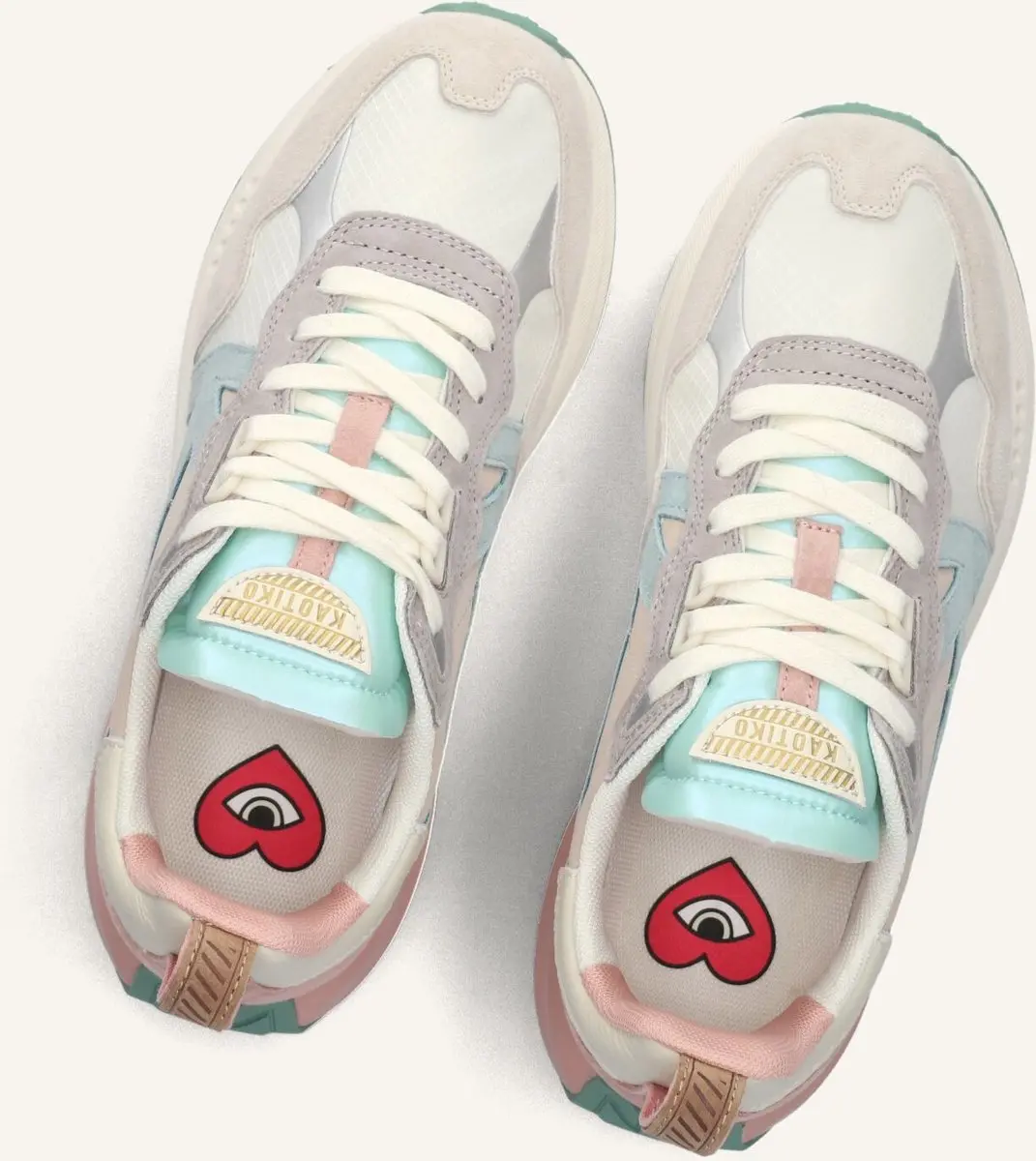 Kaotiko Detroit Sneakers Wit - 38 - afbeelding 6 van 6