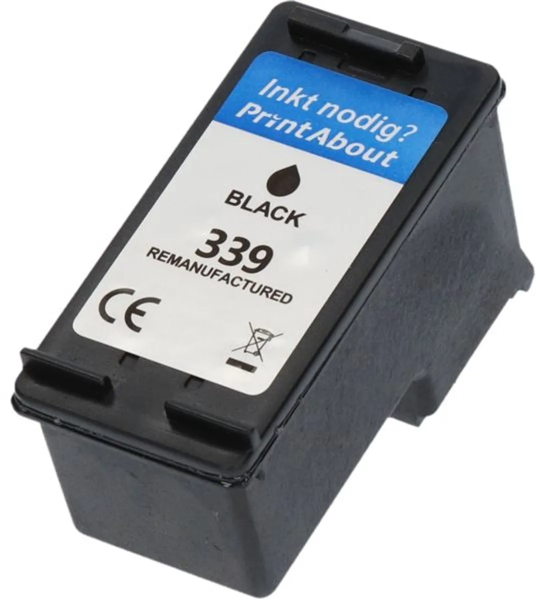 PrintAbout Inktcartridge C8767EE Zwart - 30ml - o.a. HP Photosmart