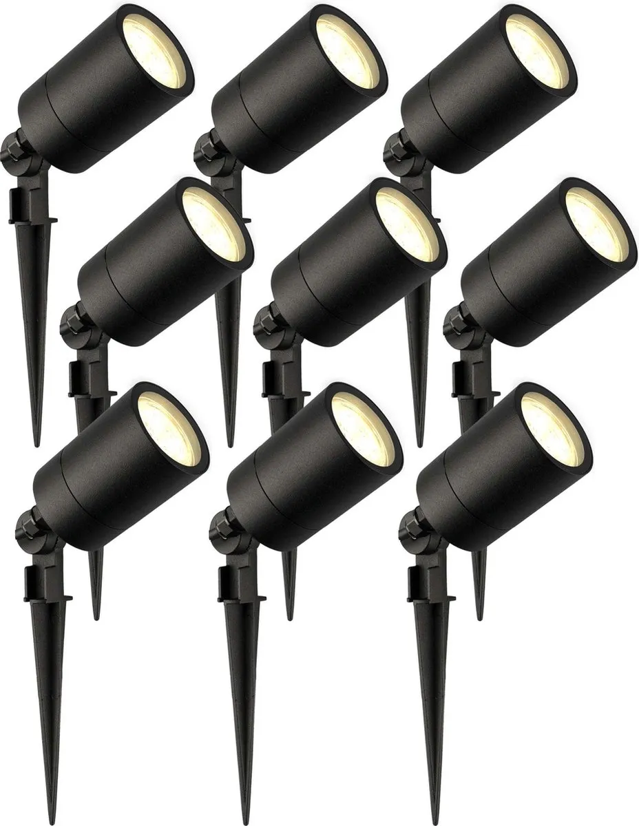 LEDVION 9x LED Prikspots 2700K