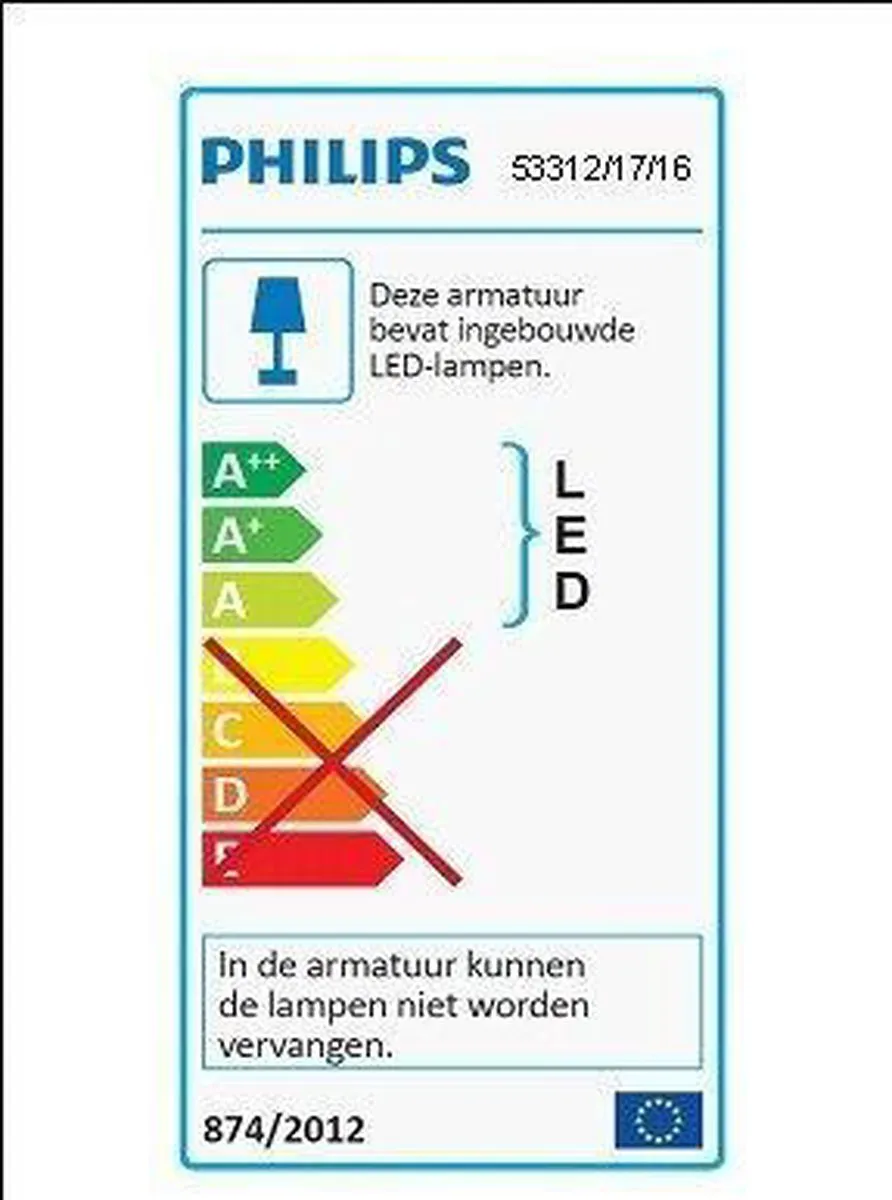 Philips myLiving LED Spotlight Spur 2x4.5W - Chroom