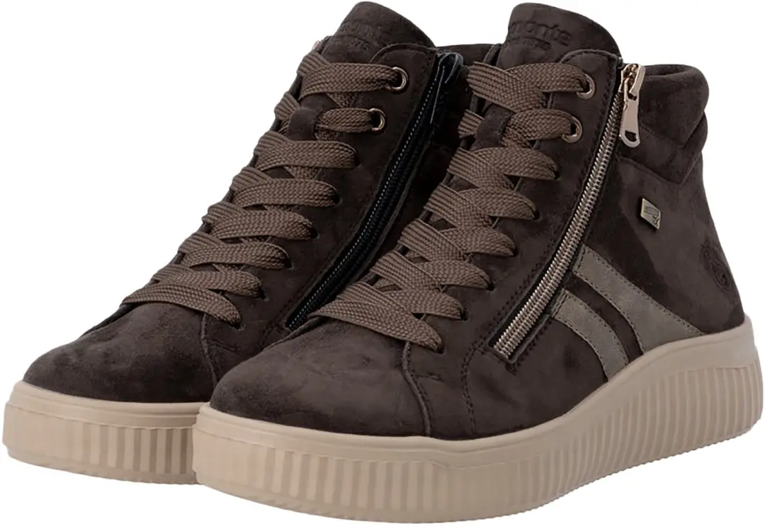 Baskets en cuir Montante