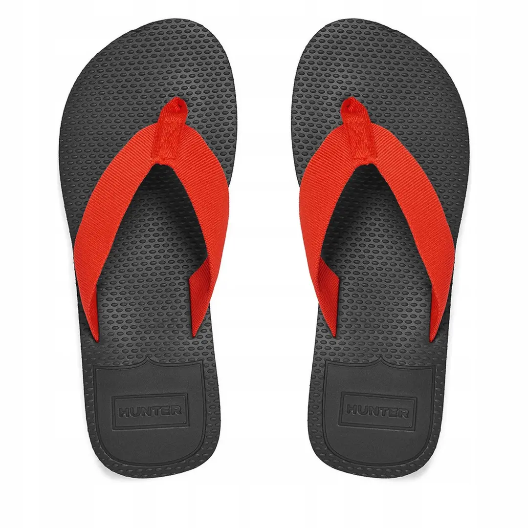 Hunter Dames Teenslippers Rood