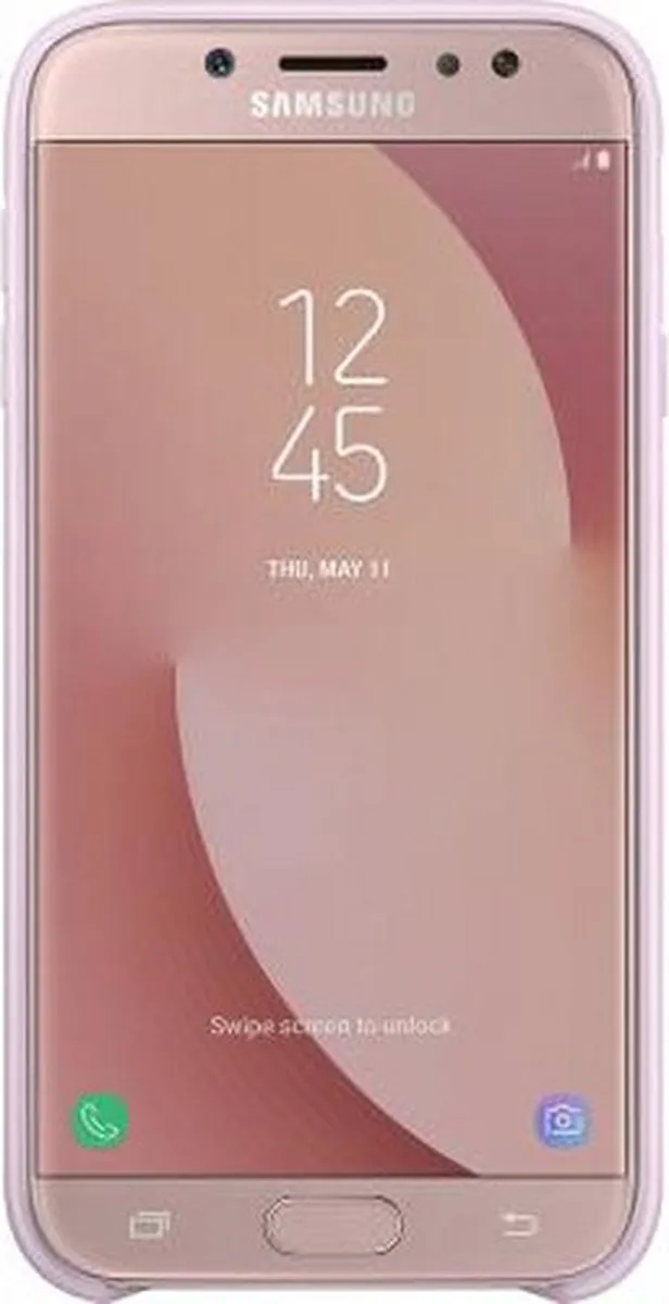 Samsung Galaxy J3 2017 Dual Layer Cover - Roze
