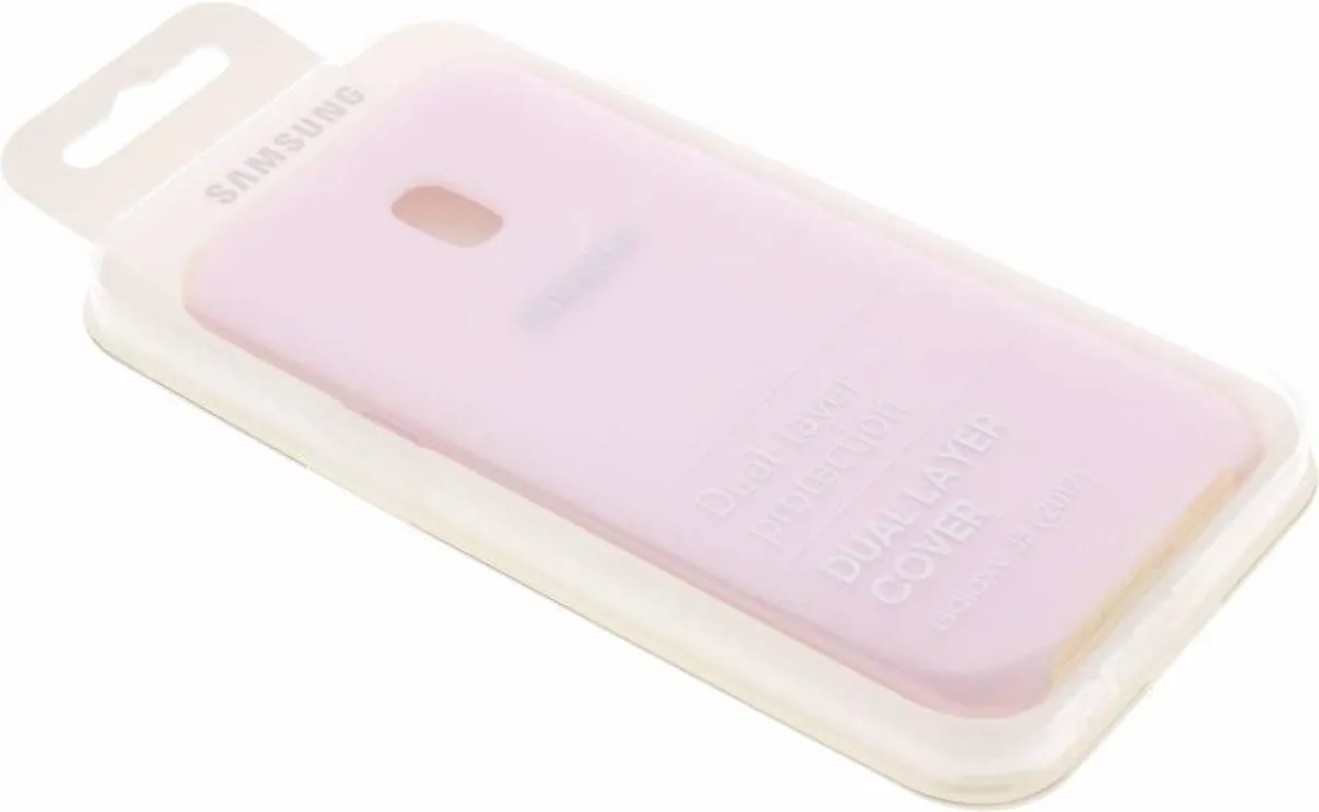 Samsung Galaxy J3 2017 Dual Layer Cover - Roze